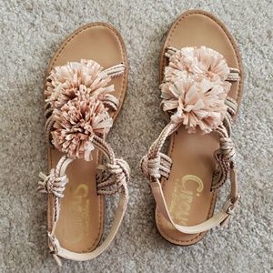 Pom pom sandals 10